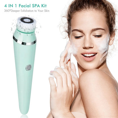 LumiGlow 4-in-1 Facial Brush